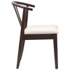 vidaXL Dining Chair 2 pcs Light Brown and Light Solid Rubberwood
