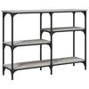 vidaXL Console Table Grey Sonoma 102x29x75 cm Engineered Wood
