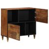 vidaXL Sideboard with Shelf Brown 80 x 33 x 75 cm Solid Mango Wood