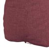 vidaXL Back Pillow Wine Red 60 x 20 x 50 cm Fabric