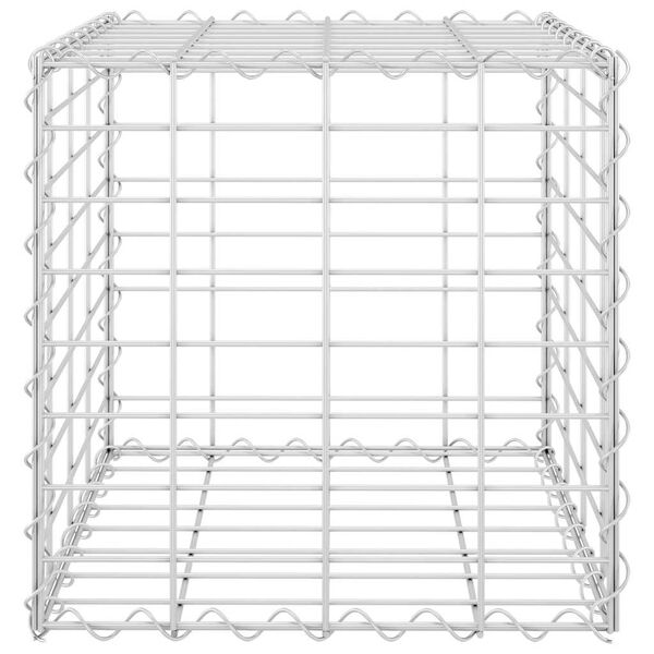 vidaXL Cube Gabion Raised Bed Steel Wire 40x40x40 cm