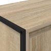 vidaXL TV Cabinet Sonoma 140 x 36 x 49.5 cm Engineered Wood