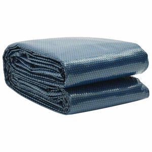 vidaXL Floating PE Solar Pool Film 210 cm Black and Blue
