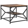 vidaXL Coffee Table Smoked oak 51 x 50 x 40 cm