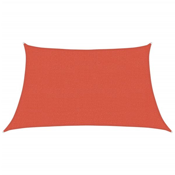 vidaXL Sunshade Sail 160 g/m² Terracotta 3/4x2 m HDPE