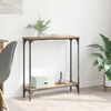vidaXL Console Table Artisan Oak 75 x 22.5 x 75 cm Engineered Wood