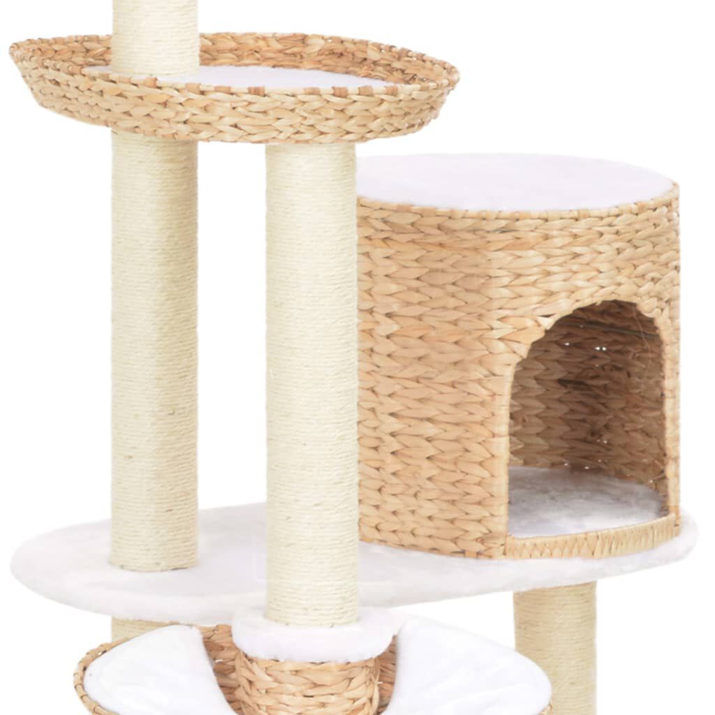 vidaXL Cat Tree with Sisal Scratching Post Seagrass vidaXL
