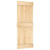vidaXL Sliding Door with Hardware Set 80x210 cm Solid Wood Pine