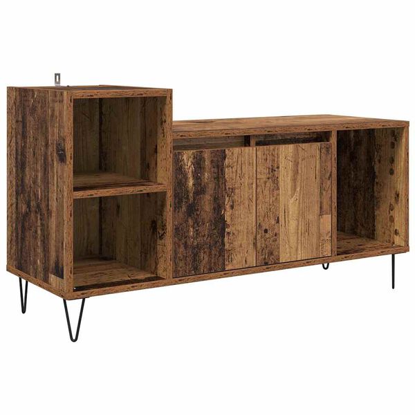 vidaXL TV Cabinet Old Wood 100 x 35 x 55 cm Engineered Wood