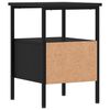 vidaXL Bedside Cabinets 2 pcs Black 34x36x50 cm Engineered Wood