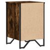 vidaXL Bedside Cabinet Smoked Oak 40x41x60 cm Engineered Wood