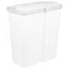 vidaXL Garbage Bin White 48.5 x 28 x 51 cm PP