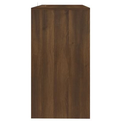 vidaXL Console Table Brown Oak 89x41x76.5 cm Engineered Wood