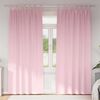 vidaXL Blackout Curtains with Rings 2 pcs Baby Pink 225 x 140 cm