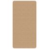 vidaXL Area Rug Jute with Latex Backing 80x160 cm Natural