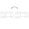 vidaXL Kids'Loft Bed Frame White 90 x 200 cm Steel