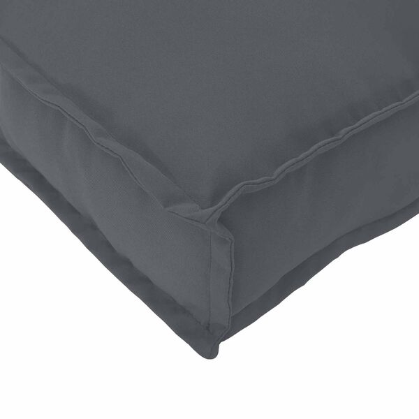 vidaXL Pallet Cushion Set 2 pcs Anthracite Oxford fabric