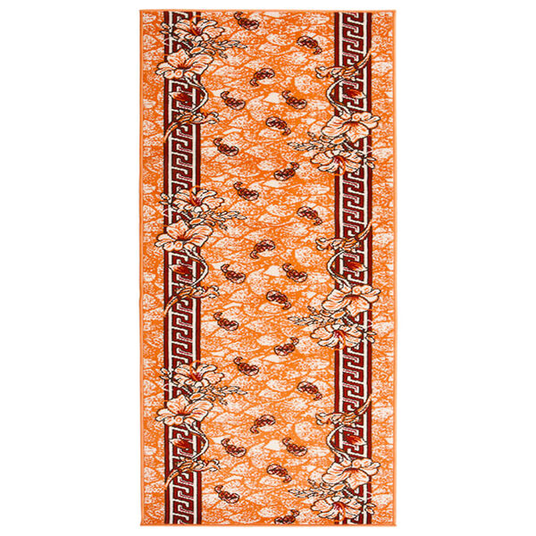 vidaXL Runner Rug BCF Terracotta 100x250 cm