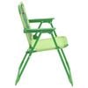 vidaXL 3 Piece Kids' Garden Bistro Set with Parasol Green