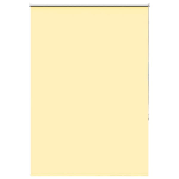 vidaXL Roller Blind Blackout Yellow 95x130 cm Fabric Width 90.7 cm Polyester