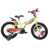 Dino Bikes Kids Bicycle Raptor Fluorescent Yellow 14