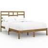 vidaXL Bed Frame without Mattress Honey Brown Solid Wood 140x190 cm