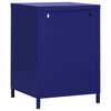 vidaXL Nightstands 2 pcs Navy Blue 35x35x51 cm Steel