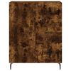 vidaXL Sideboard Smoked Oak 69.5x34x90 cm Engineered Wood