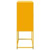 vidaXL Highboard Mustard Yellow 68.5x38.5x107 cm Steel