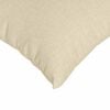 vidaXL Sofa Pillows 2 pcs Cream 50 x 30 cm Fabric
