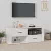 vidaXL TV Cabinet White 100x35x40 cm Engineered Wood