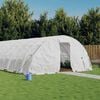 vidaXL Greenhouse with Steel Frame White 70 m&sup2; 14x5x2.3 m