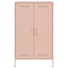 vidaXL Highboard Pink 68x39x113 cm Steel