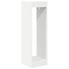 vidaXL Plant Stand with Shelf White 30 x 30 x 100 cm Engineered Wood