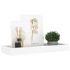 vidaXL Loggia Wall Shelves 2 pcs Oak and White 40x15x4 cm MDF