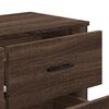 vidaXL Chest of Drawers Brown Oak 91x35.5x74.5 cm Engineered wood
