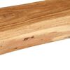 vidaXL Wall Shelves 2 pcs 100x20x3.5 cm Solid Wood Acacia
