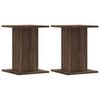 vidaXL Speaker Stands 2 pcs Brown Oak 30x30x40 cm Engineered Wood