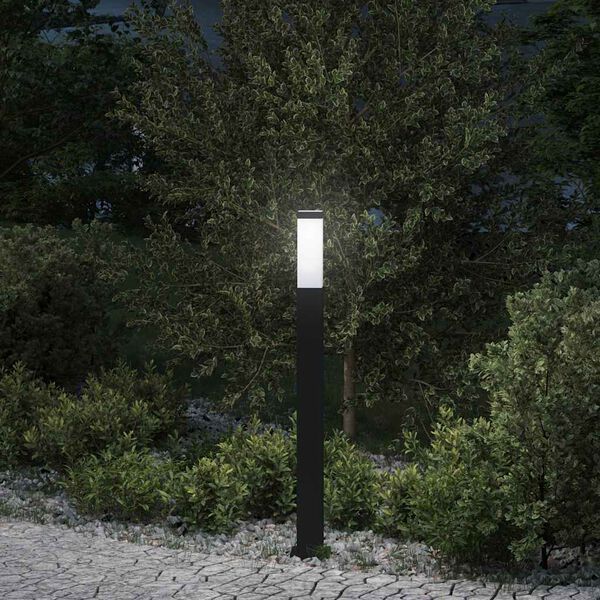 vidaXL Bollard Light 80 cm Black IP44