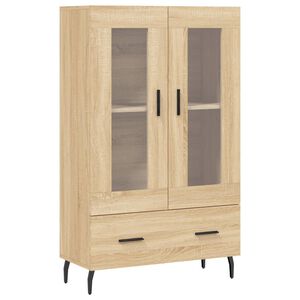 vidaXL Highboard Sonoma Oak 69.5x31x115 cm Engineered Wood