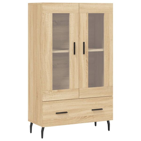 vidaXL Highboard Sonoma Oak 69.5x31x115 cm Engineered Wood