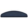 vidaXL Stair Mats Self-adhesive 5 pcs 65x21x4 cm Navy Half Round Large