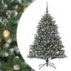 vidaXL Artificial Christmas Tree with 150 LEDs with Stand Green 120 cm