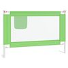 vidaXL Toddler Safety Bed Rail Green 100x25 cm Fabric
