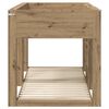 vidaXL Bunk Bed for Kids Artisan Oak 90 x 200 cm Engineered Wood