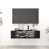 vidaXL Hanging TV Cabinet Black 100x30x26.5 cm Engineered Wood