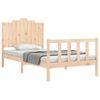 vidaXL Bed Frame without Mattress 100x200 cm Solid Wood Pine
