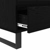 vidaXL TV Cabinet with Drawer Black Oak 100 x 34.5 x 44.5 cm