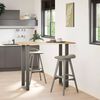 vidaXL Bar Table Legs U-Shaped 2 pcs Anthracite 40x(110-111) cm Steel