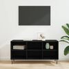 vidaXL TV Cabinet Black Oak 103.5 x 30 x 50 cm Engineered Wood